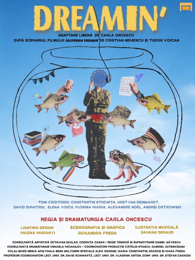 afiș Dreamin` (format social media) - Carla Oncescu